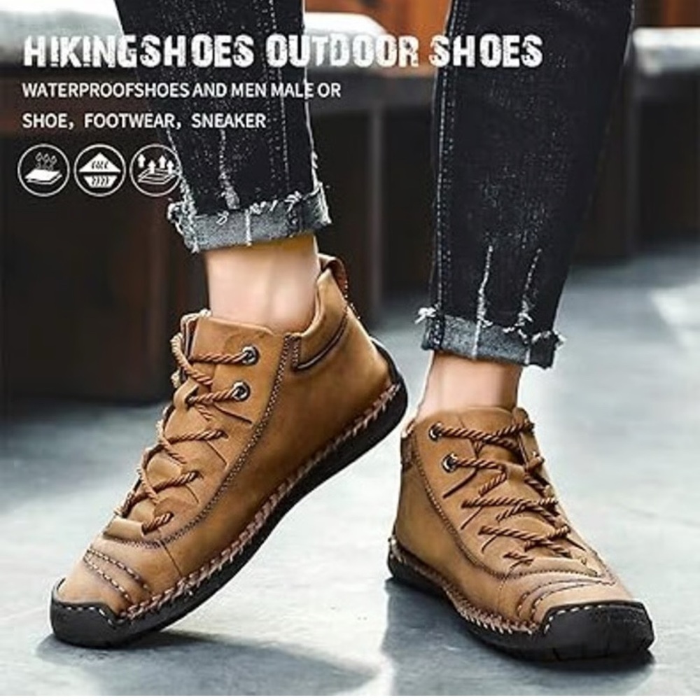 Men's Brown Hiking Sneakers